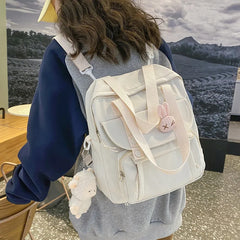 Women's Nylon Backpack Handbag School Bag Teen Girls Shoulder Bag
