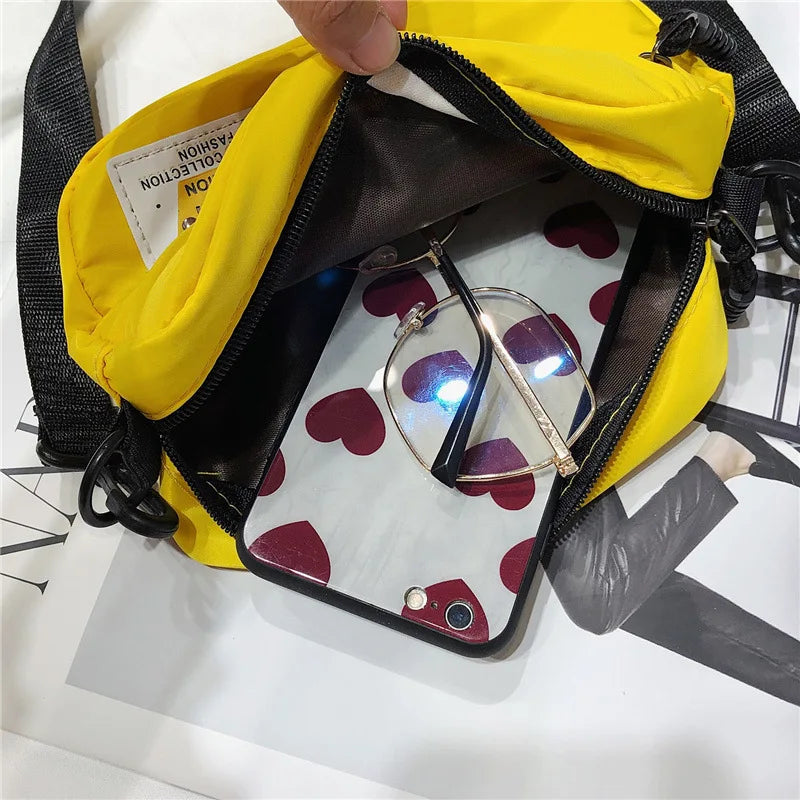 Women's Nylon Crossbody Bag Canvas Shoulder Messenger Purse Phone Bags