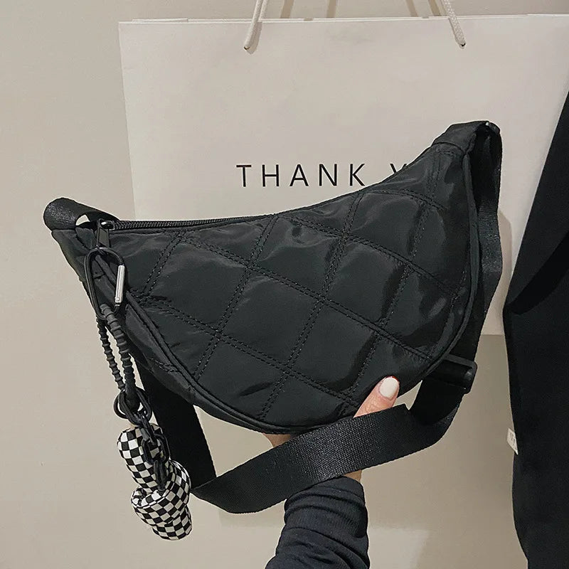 Women's Nylon Shoulder Bag Crossbody Chest Handbag Purse Travel Portable