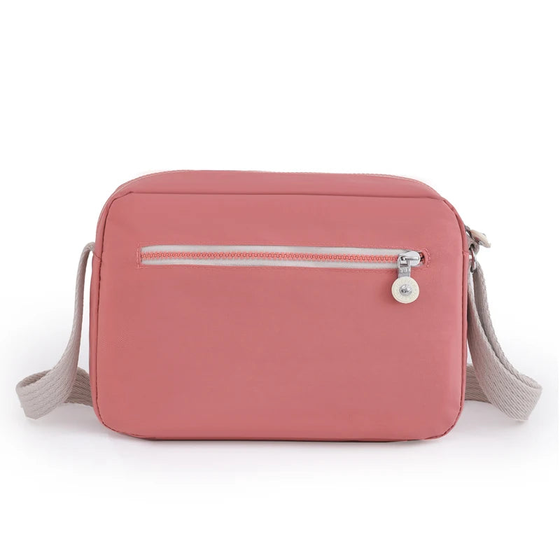 Women's Nylon Shoulder Bag Waterproof Crossbody Bag Large Capacity
