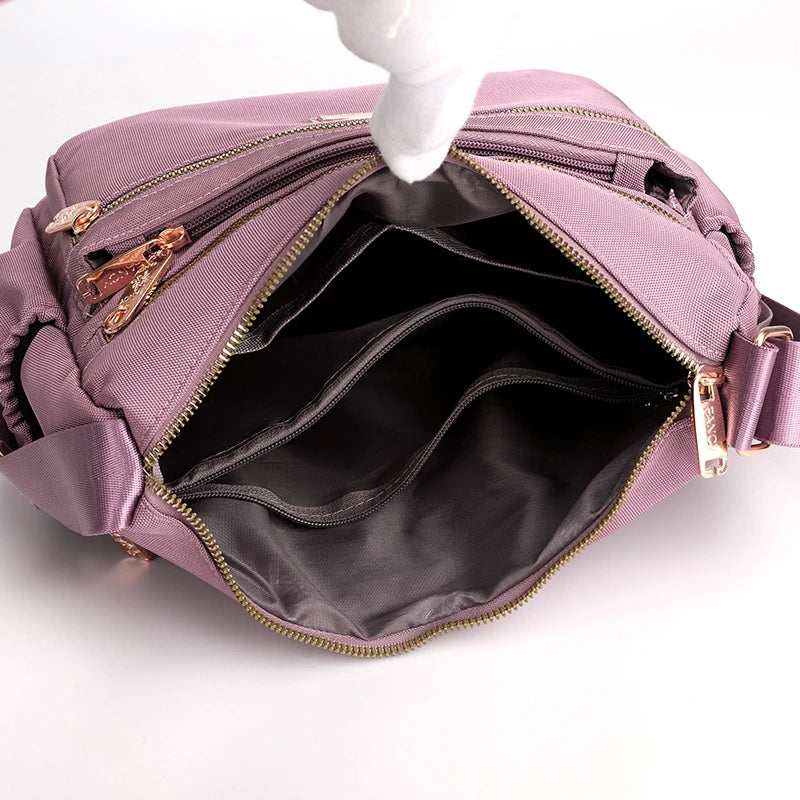 Women's Nylon Shoulder Bags Ladies Handbag Travel Casual Tote Messenger