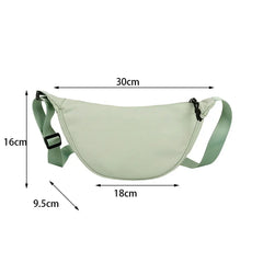 Nylon Sling Hobos Bag Large Capacity Crossbody Shoulder Travel Messenger Purse