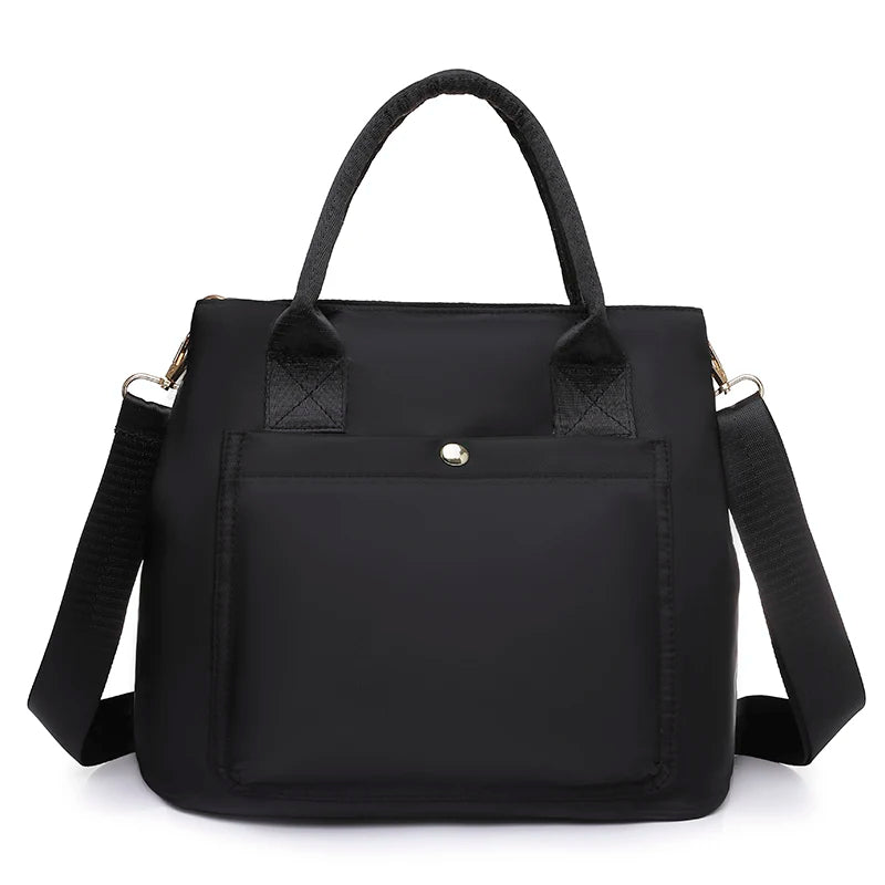 Women's Nylon Solid Messenger Bag Casual Tote Shoulder Female Crossbody Bag