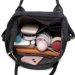 Women's Nylon Solid Messenger Bag Casual Tote Shoulder Female Crossbody Bag