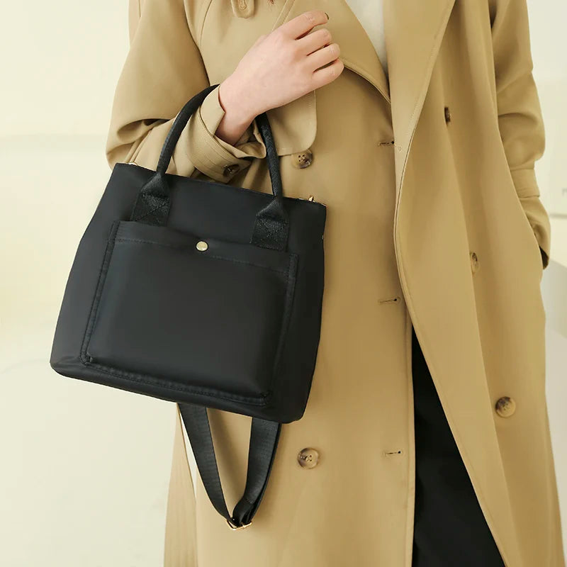Women's Nylon Solid Messenger Bag Casual Tote Shoulder Female Crossbody Bag