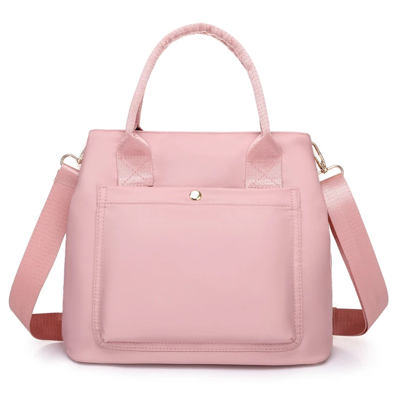 Women's Nylon Solid Messenger Bag Casual Tote Shoulder Female Crossbody Bag
