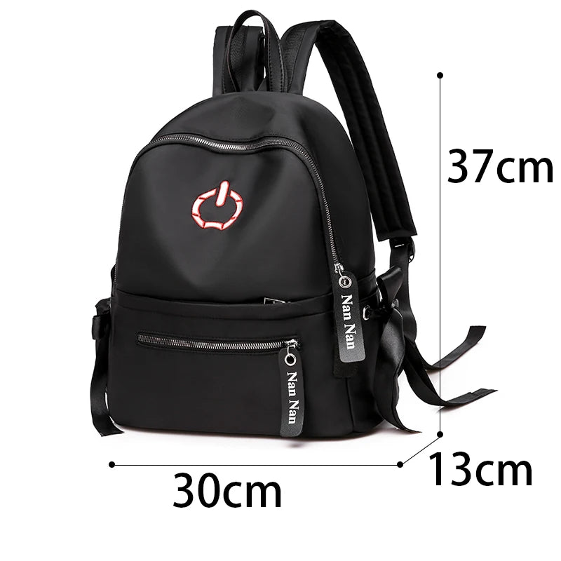 Girls High Waterproof School Bag Anti-theft Travel Rucksack