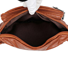 Women's PU Leather Crossbody Bag Chest Bags Travel Waist Phone Pouch