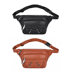Women's PU Leather Crossbody Bag Chest Bags Travel Waist Phone Pouch