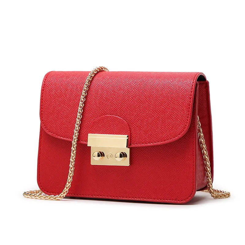 Women's PU Leather Crossbody Bags Adjustable Shoulder Strap Shoulder Bags