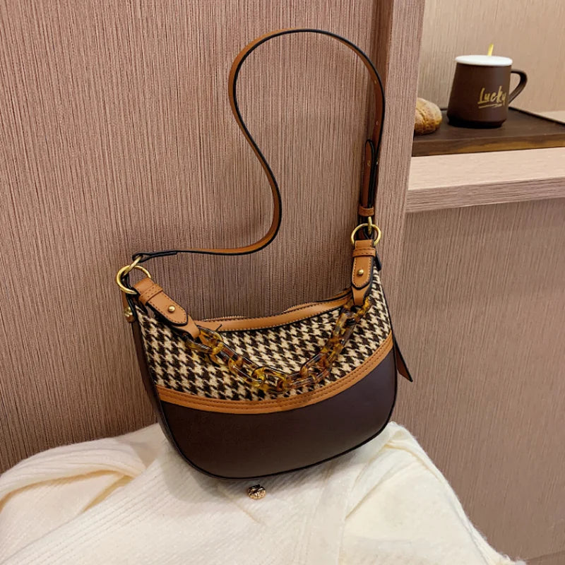 PU Leather Shoulder Handbag for Women