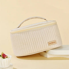 Women's PU Makeup Bag Travel Organizer Cosmetic Vanity Cases Beautician