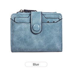 Women's PU Wallet Zipper Purse Mini Handheld Money Pouch SEC88