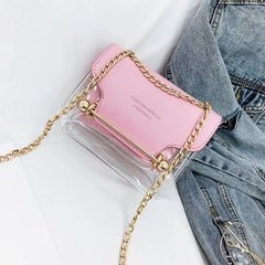 Women's PVC Clear Shoulder Bag Tote Jelly Candy Beach Handbag