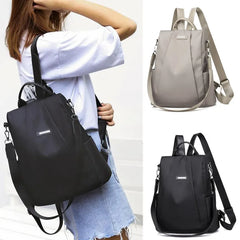Women's Anti-theft Travel Backpack Casual Nylon Shoulder Bag