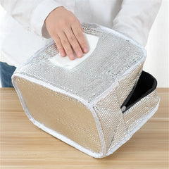 Women's Portable Daisy Thermal Lunch Bag Large Capacity Insulated Cooler