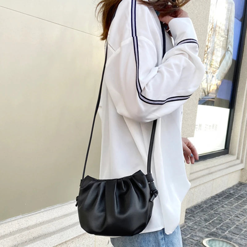 Western Style Mini Cloud Bag Women's Messenger Bag