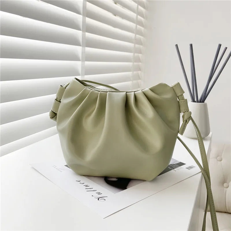 Western Style Women's Messenger Bag Mini Cloud Bag