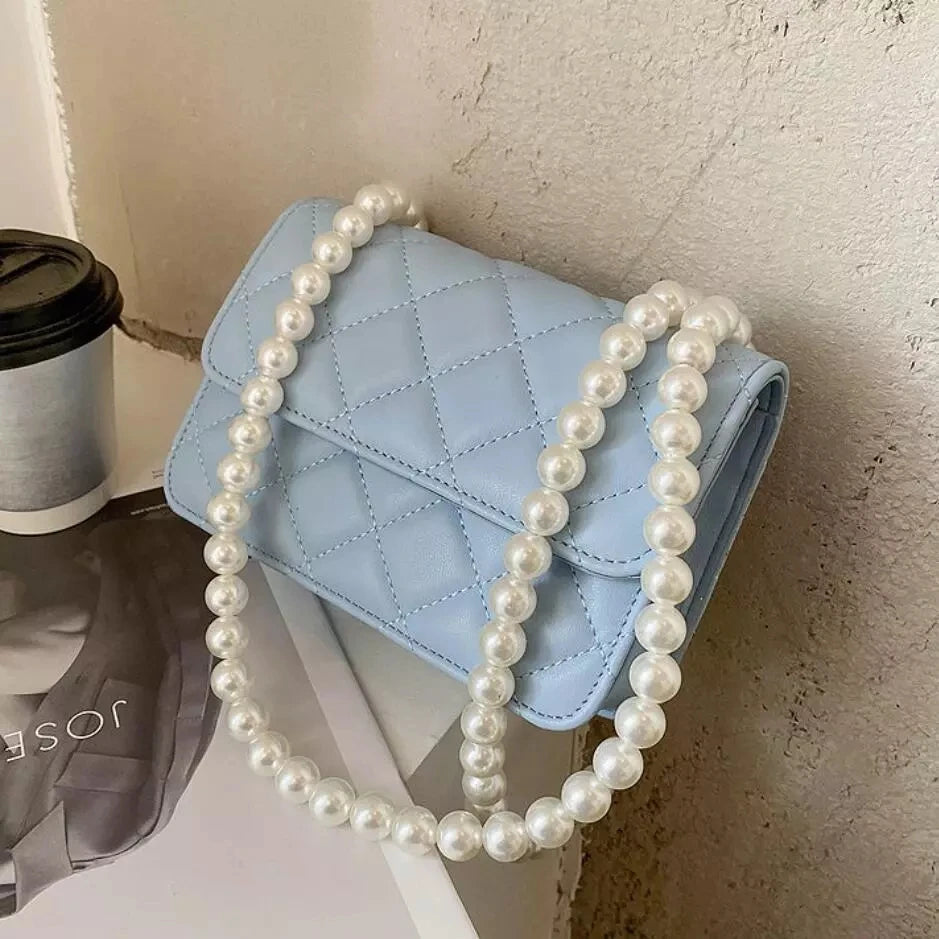Women's Mini Beaded Crossbody Bag Summer Handbag