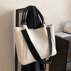 Women's Large Canvas Shoulder Bag Crossbody Tote Handbag
