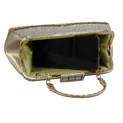 Rhinestone Evening Bag Silver Red Fall & Winter