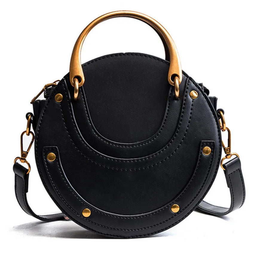 Women's Rivet Shoulder Bag Portable Bag