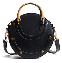 Women's Rivet Shoulder Bag Portable Bag