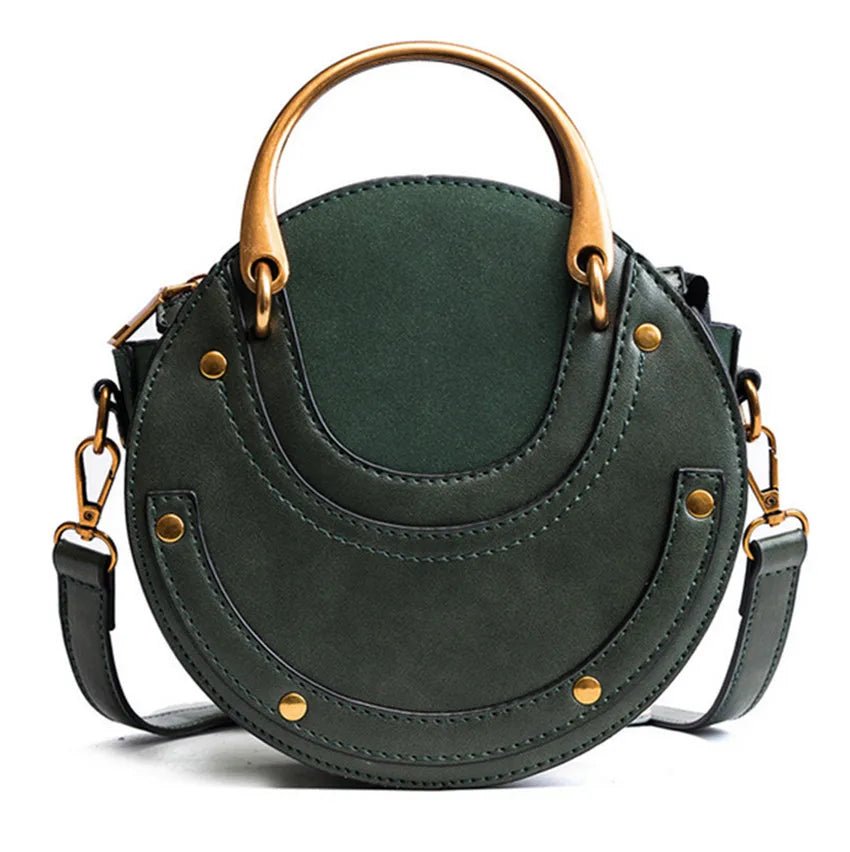 Women's Rivet Shoulder Bag Portable Bag