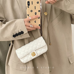 Women's Roman Coin Rhombus Chain Phone Bag Crossbody Mini Bag