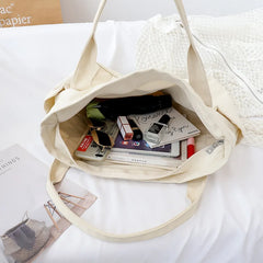 Women's Large Canvas Messenger Bag Shoulder Handbag
