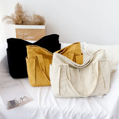 Women's Large Canvas Messenger Bag Shoulder Handbag