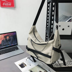 Large Capacity Casual Nylon Shoulder Bag for Women
