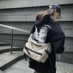 Large Capacity Casual Nylon Shoulder Bag for Women