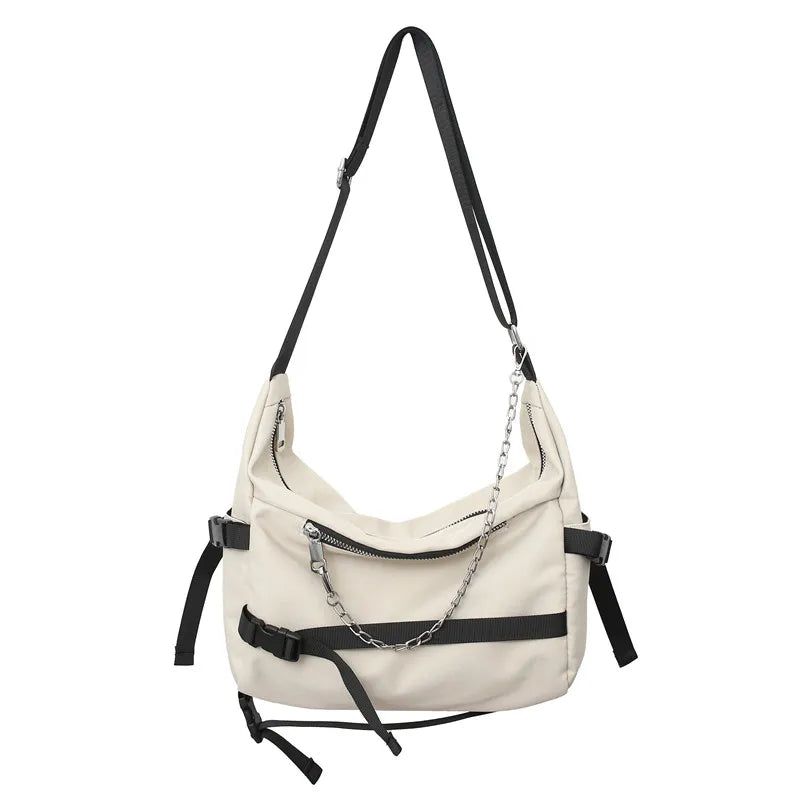 Large Capacity Casual Nylon Shoulder Bag for Women