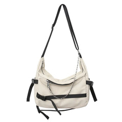 Large Capacity Casual Nylon Shoulder Bag for Women