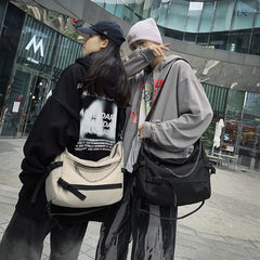 Large Capacity Casual Nylon Shoulder Bag for Women