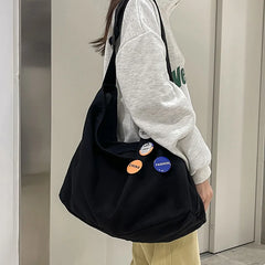 Canvas Messenger Bag Shoulder Handbag Large Capacity Casual Female Bags