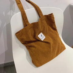 Canvas Shoulder Bag Women's Shopper Shopping Bag