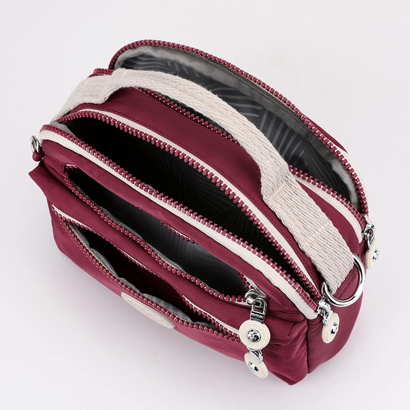 Nylon Crossbody Bag for Women, Japanese Style Shoulder Bag