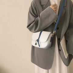 Women's Shoulder Bag PU Leather Square Handbag Female Winter Solid All-match Mes