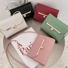 Women's Summer Messenger Bag Lock Shoulder Handbag