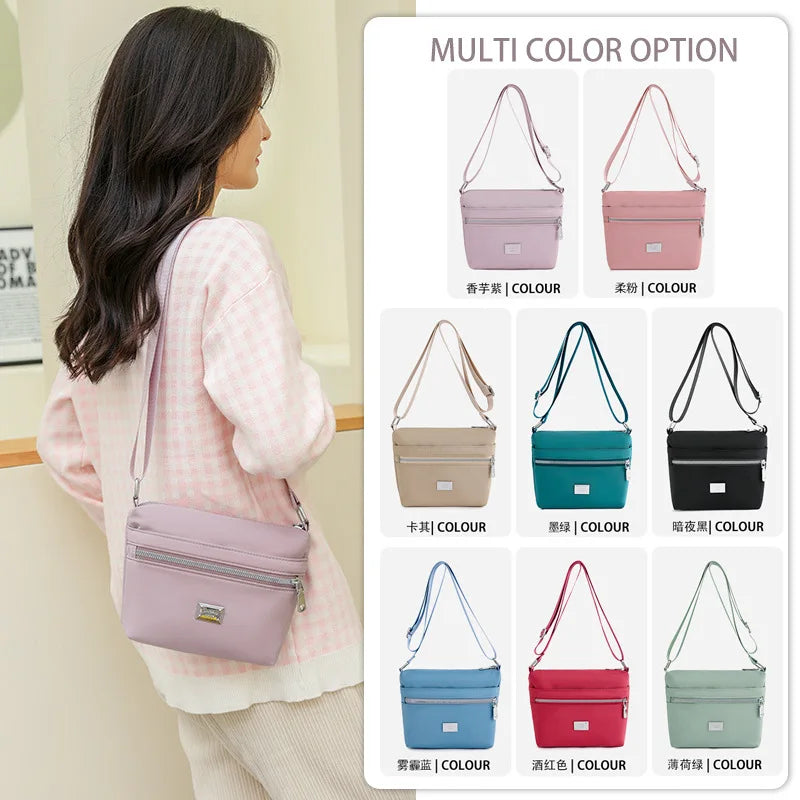 Women's Shoulder Bag Crossbody Nylon Ladies Waterproof Backpack