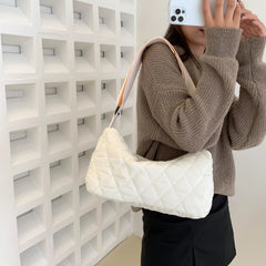 Embroidery Thread Shoulder Bag Quilted Crossbody Handbags Ladies Bags