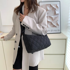 Embroidery Thread Shoulder Bag Quilted Crossbody Handbags Ladies Bags