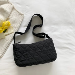 Embroidery Thread Shoulder Bag Quilted Crossbody Handbags Ladies Bags