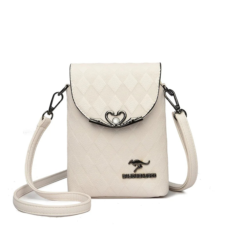 Women's Shoulder Bag Rhombus Pattern Ladies Messenger Bag