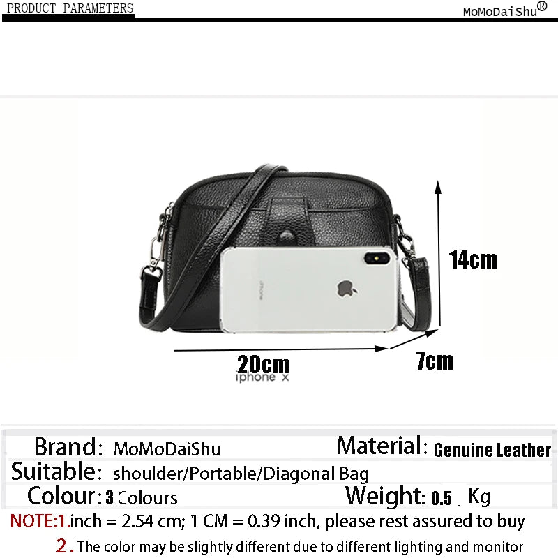 Women's Leather Shoulder Bag Small Purse Handbag