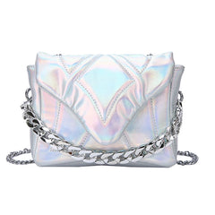 Women's Shoulder Bag High Messenger Bag Leather Handbags Chain Crossbody Bag