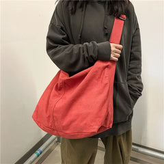Canvas Crossbody Bag Large Shoulder Bag for Women