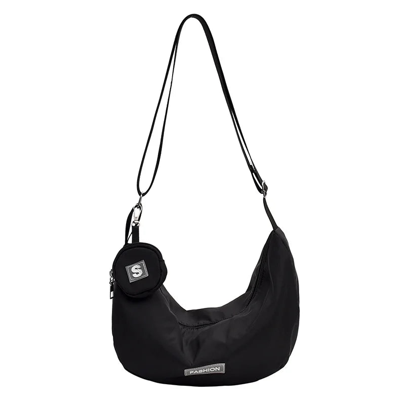 Large Canvas Crossbody Bags for Women Cotton Cloth Female Students School Bag